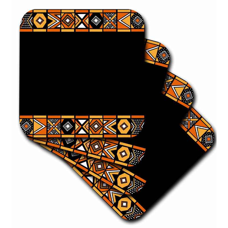 World Menagerie Traditional African Pattern Ceramic Tile Coaster Wayfair